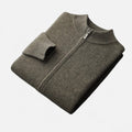 Cardigan zippé en laine mérinos au chic discret homme – Beaumes