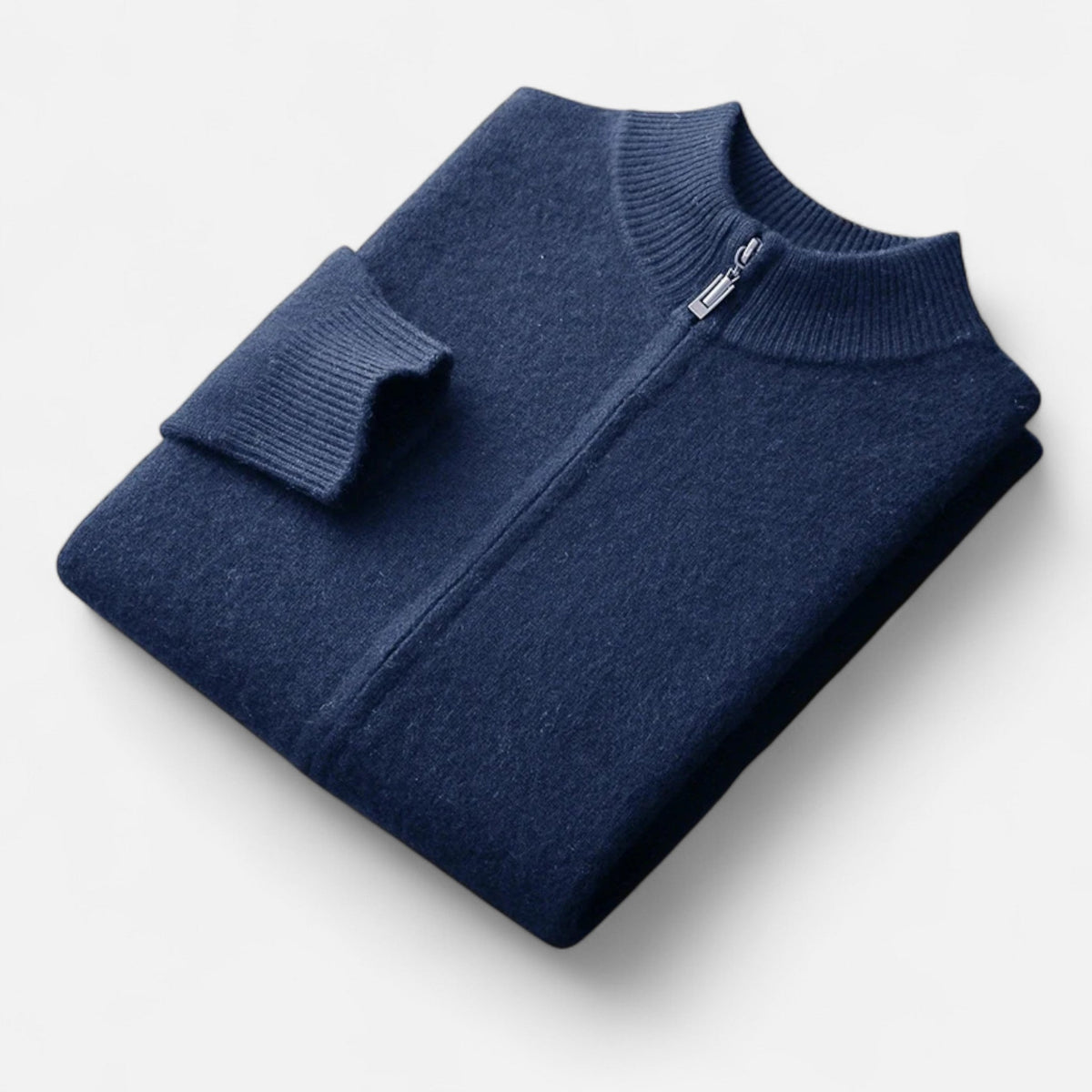 Cardigan zippé en laine mérinos au chic discret homme – Beaumes