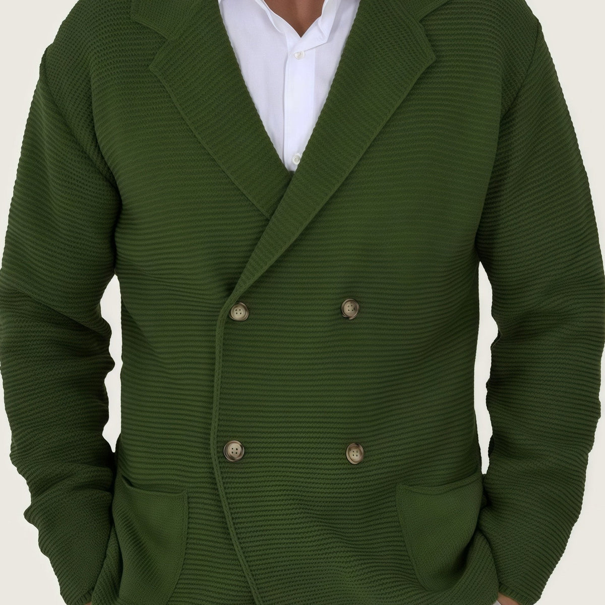 Cardigan aspect lainage forme veste