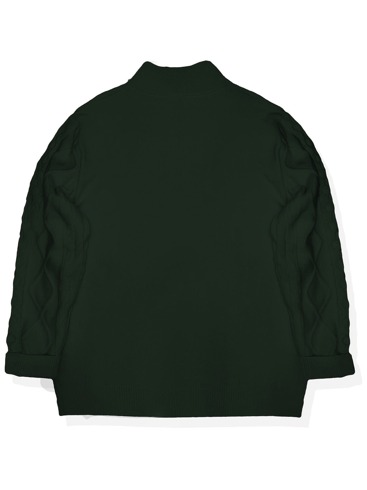 Pull col polo zippé en maille
