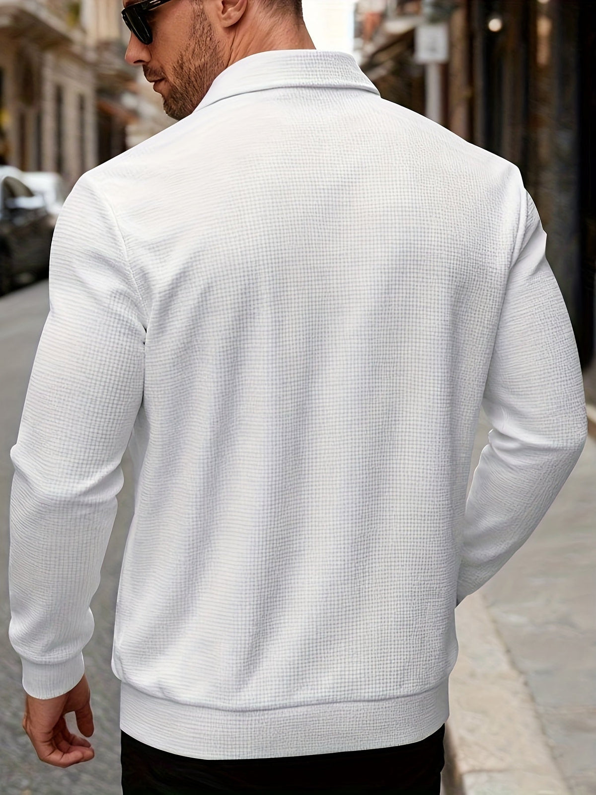 Veste zippée légère à col à revers
