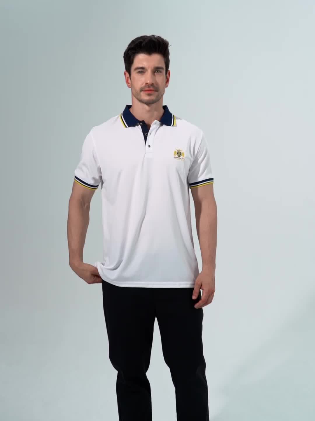Chemise d'été unie à détails brodés