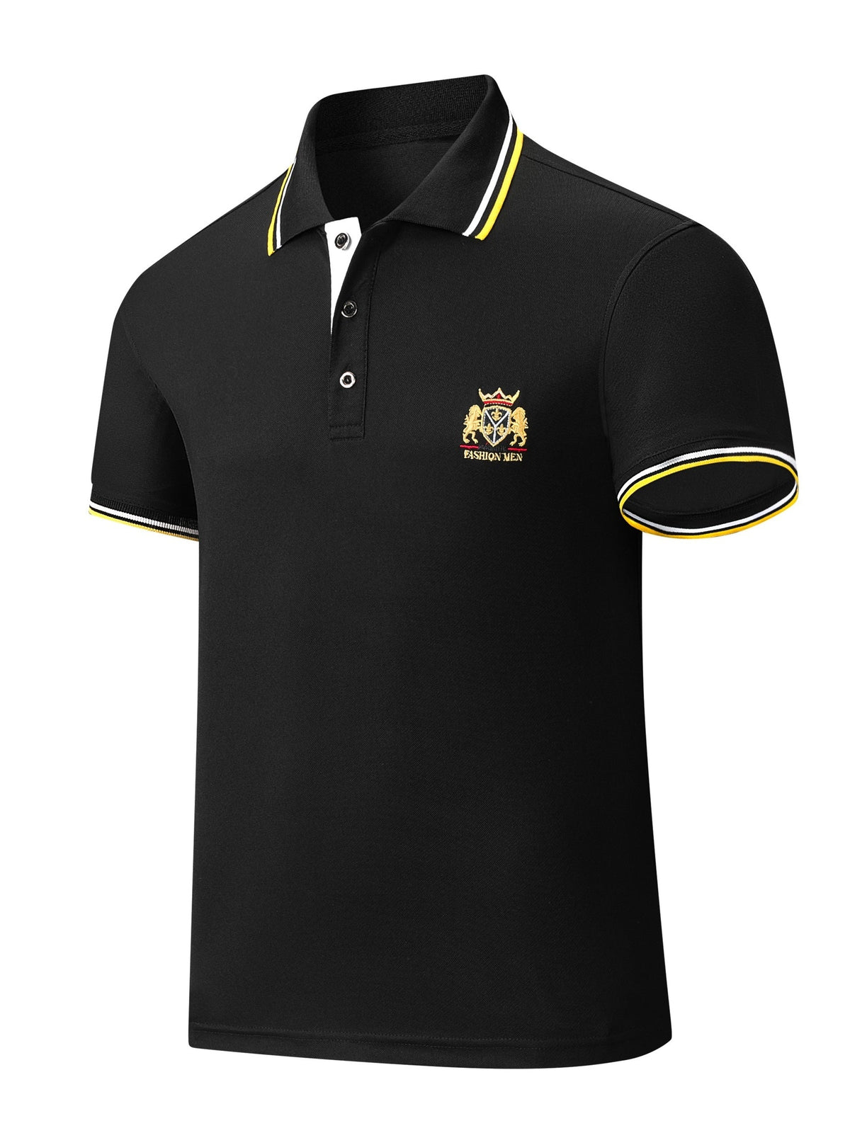 Chemise d'été unie à détails brodés