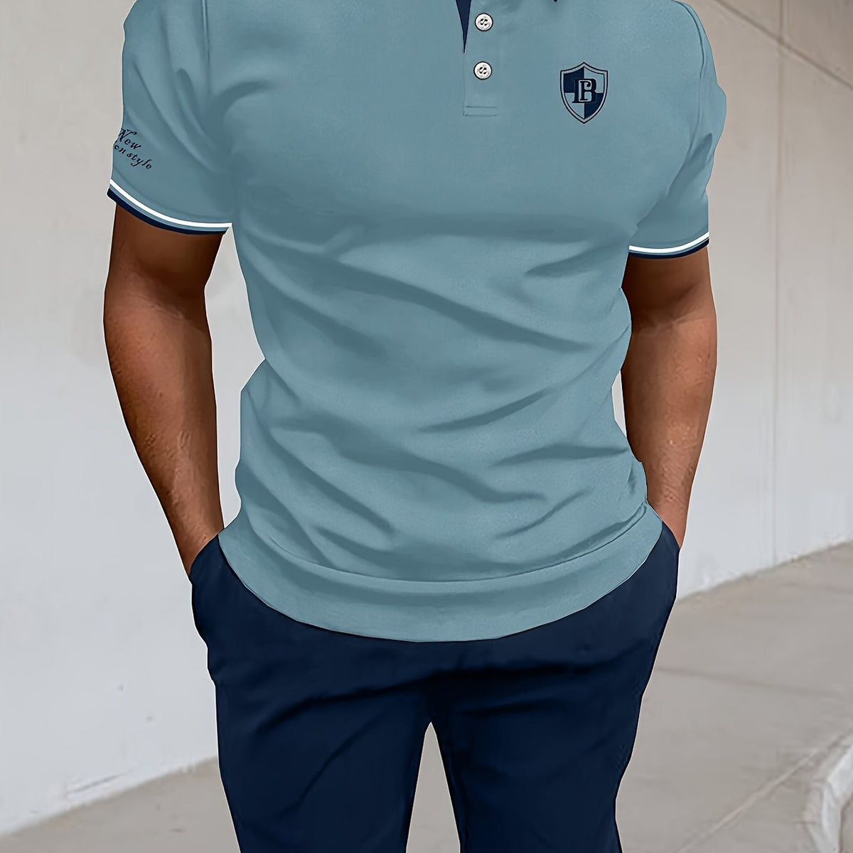Ensemble polo et short à écusson