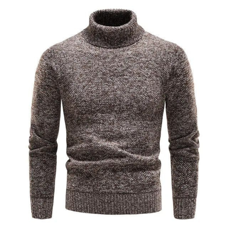 Pull col roulé en maille minimaliste à la finition soignée homme – Digne