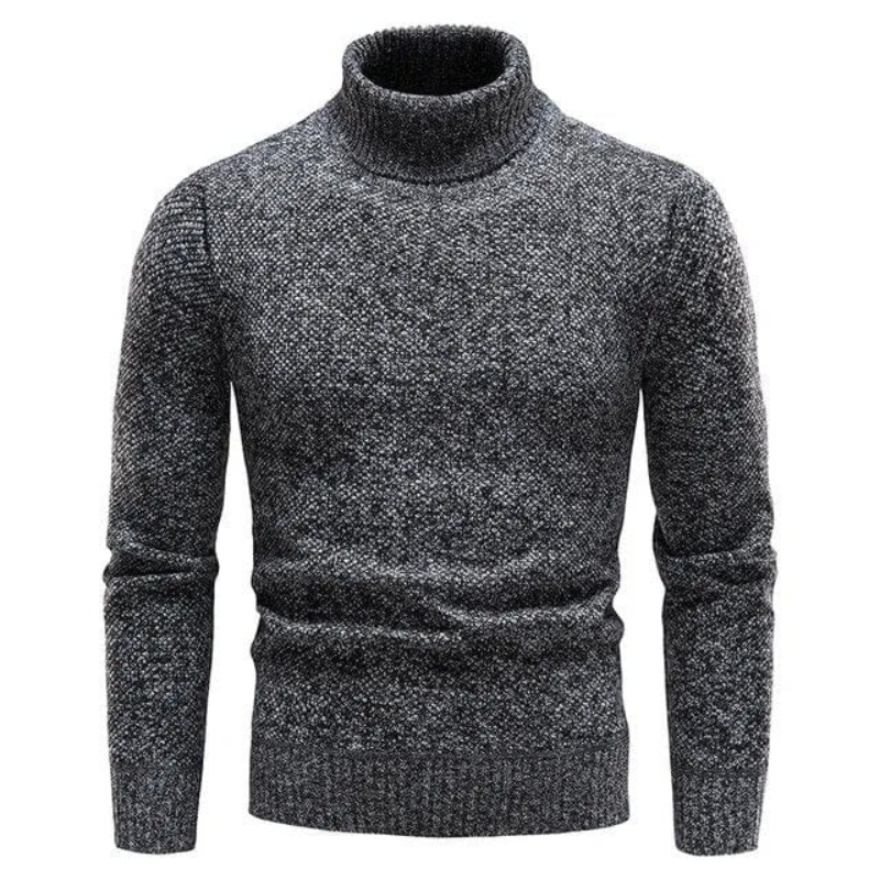Pull col roulé en maille minimaliste à la finition soignée homme – Digne