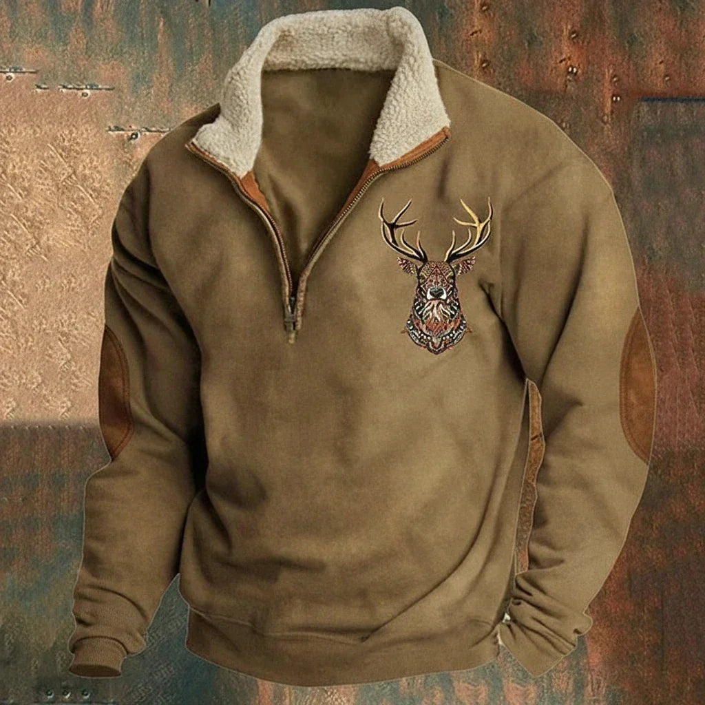 Pull confortable chaleur douce coupe classique allure sobre homme – Ainay