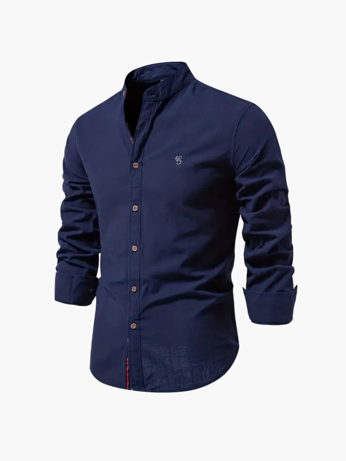 Ensemble chemise à col mandarin et pantalon assorti manches longues homme – Saint-Martin-de-Ré