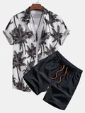 Ensemble imprimé chemise et short pour le quotidien homme – Esterel