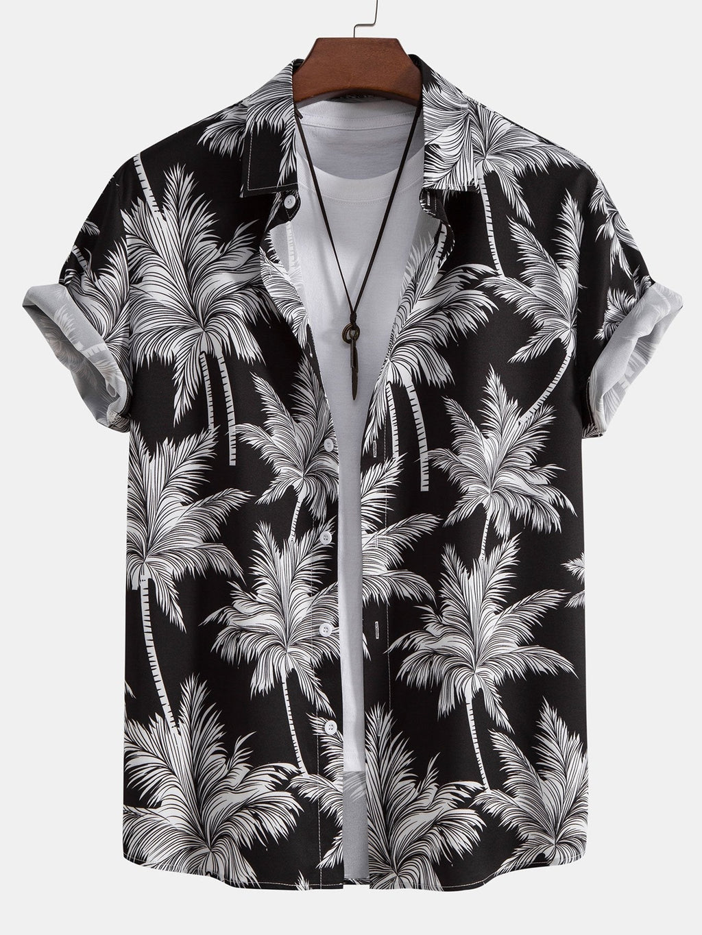 Ensemble imprimé chemise et short pour le quotidien homme – Esterel