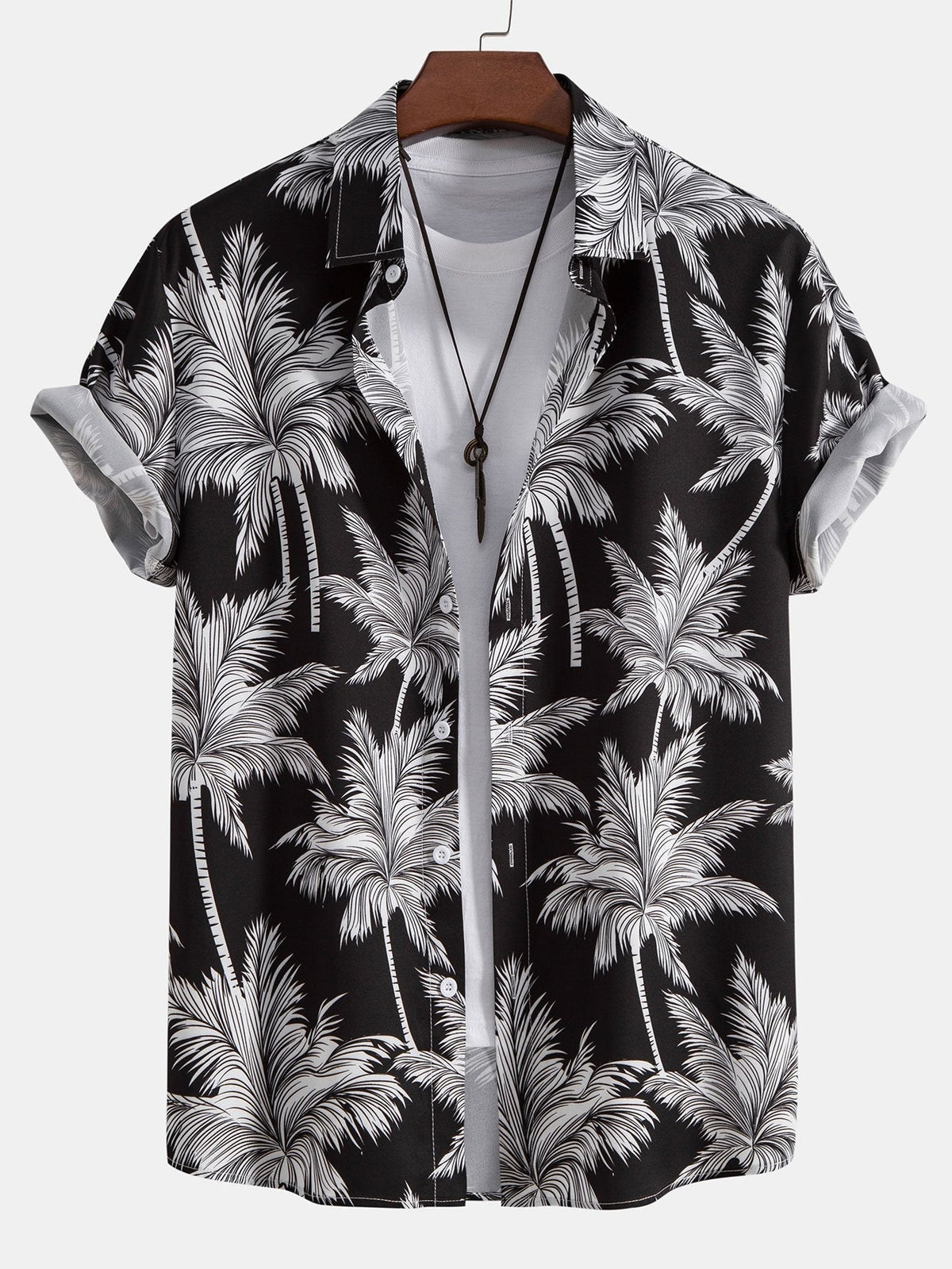 Ensemble imprimé chemise et short pour le quotidien homme – Esterel