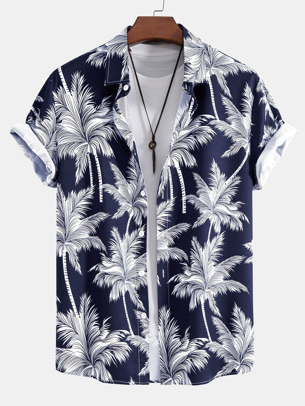 Ensemble imprimé chemise et short pour le quotidien homme – Esterel