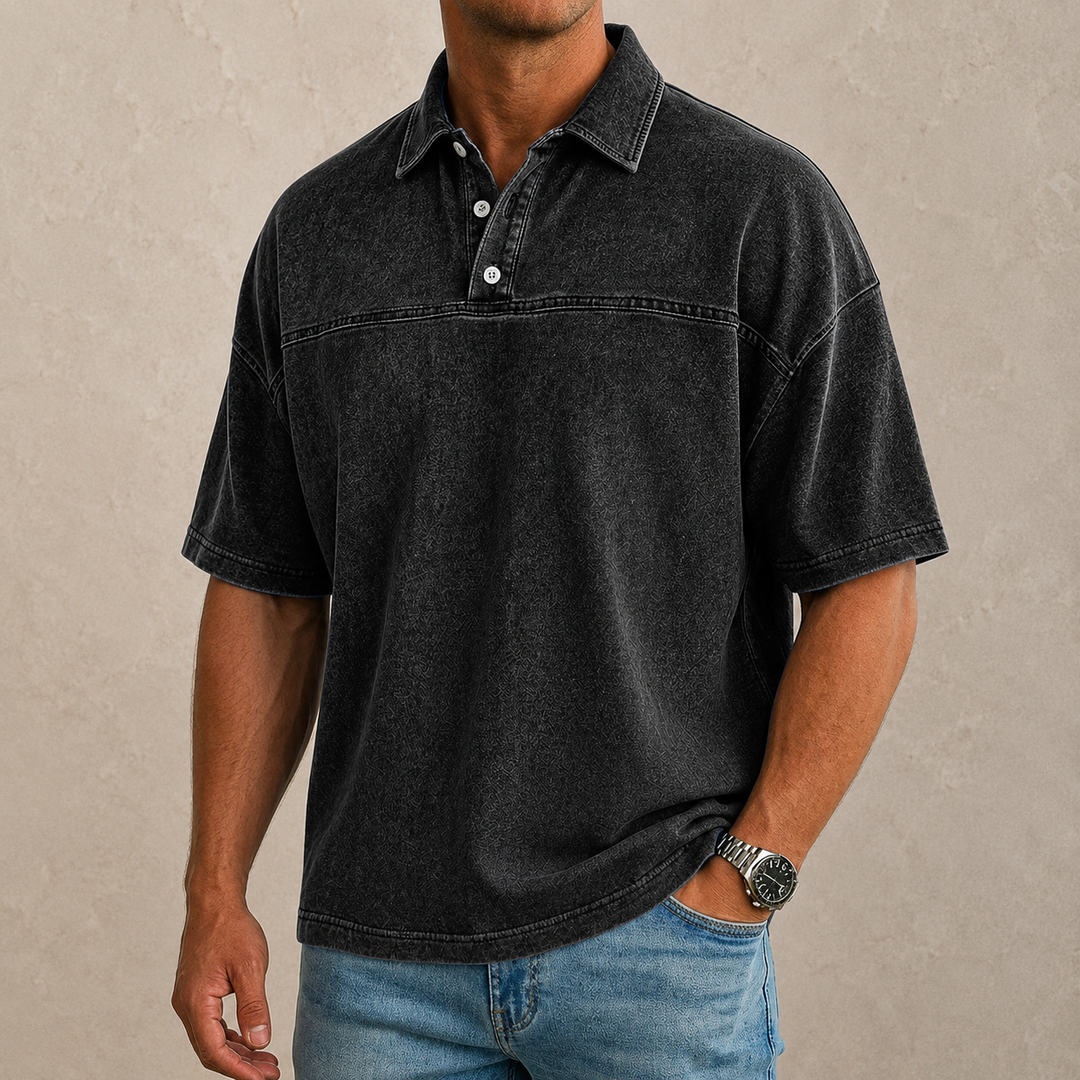 Chemise aspect denim légère