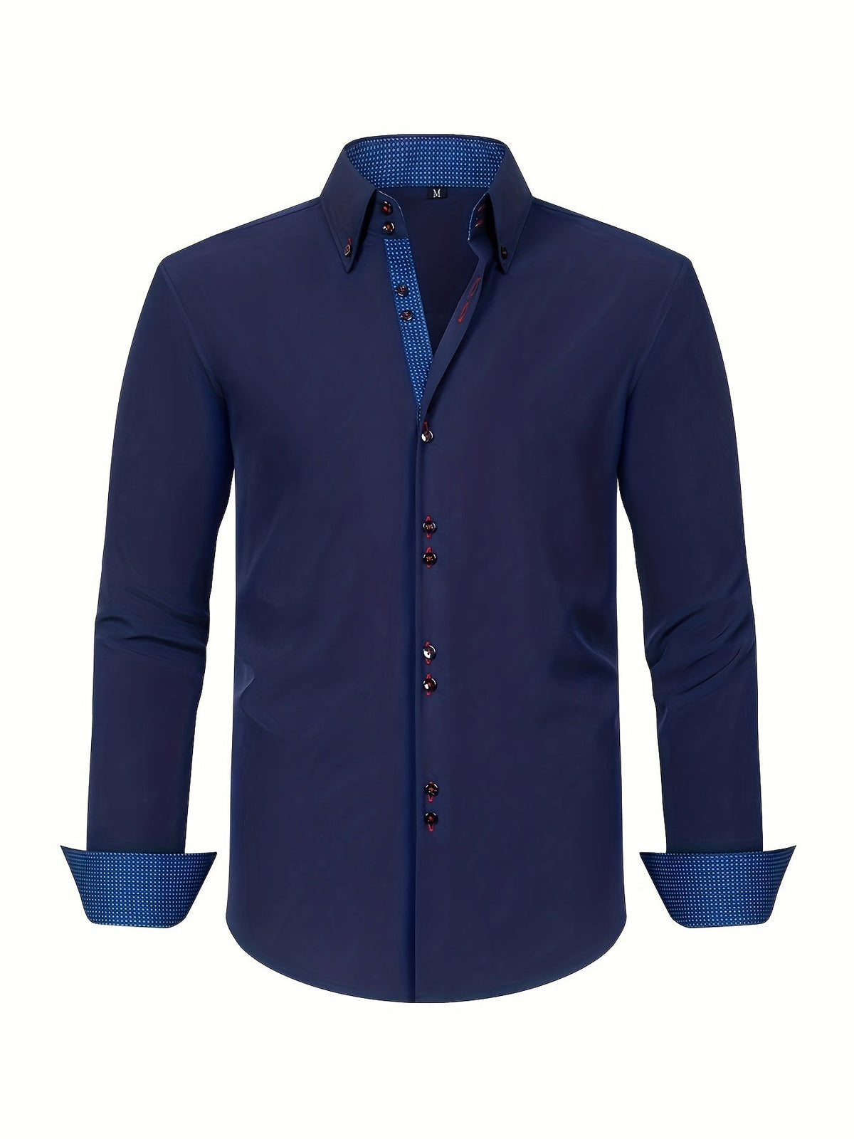 Chemise légère élégante à détails contrastés coupe confortable homme – Larmor