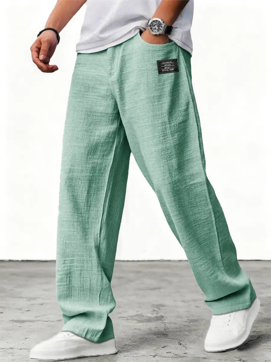 Pantalon fluide à jambe large