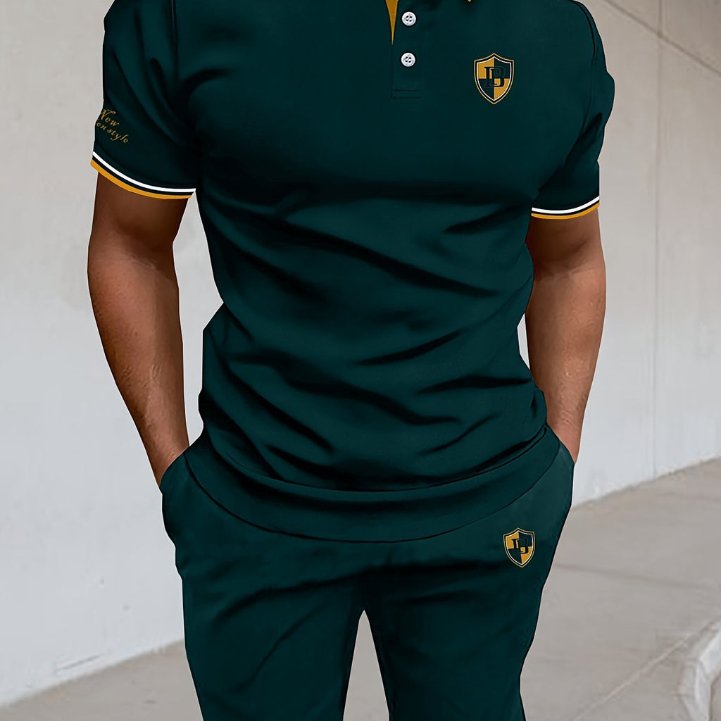Ensemble polo et short à écusson