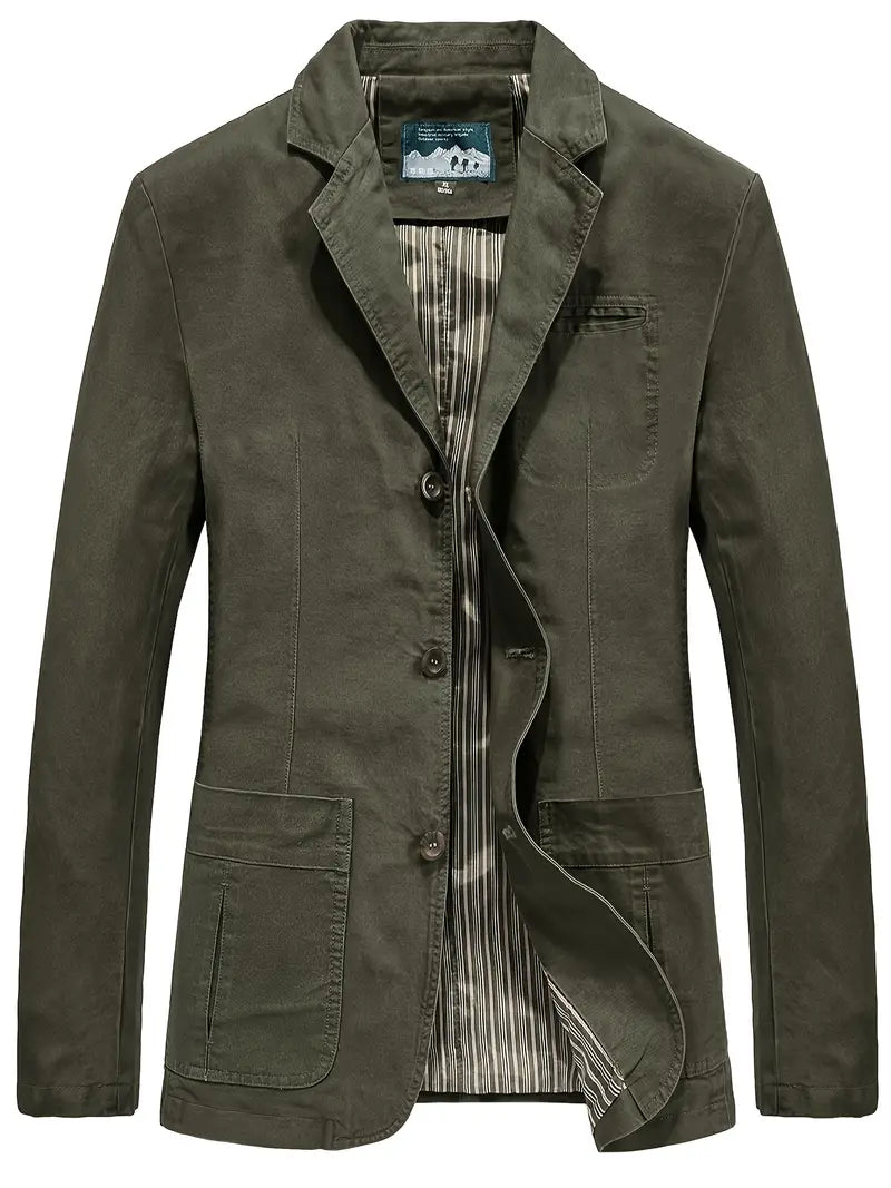 Veste casual légère coupe ajustée