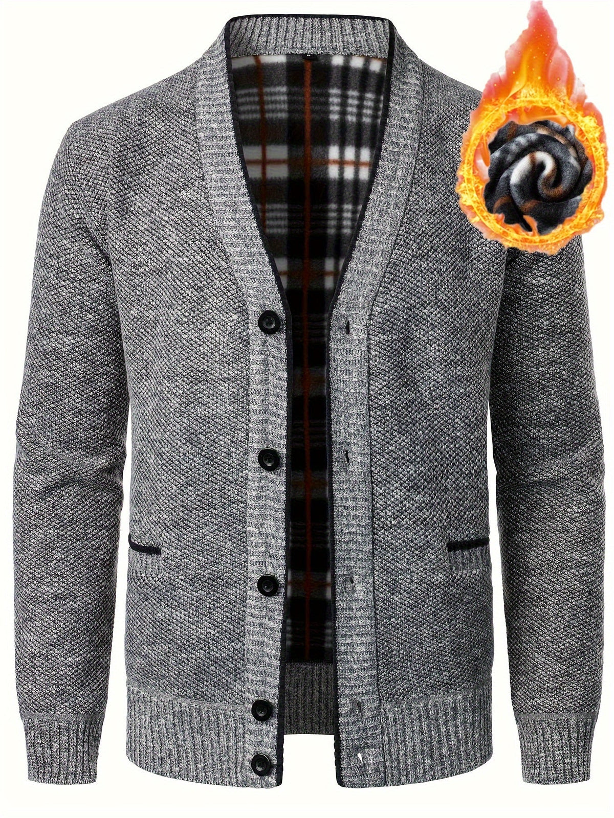 Cardigan zippé à capuche motif camouflage