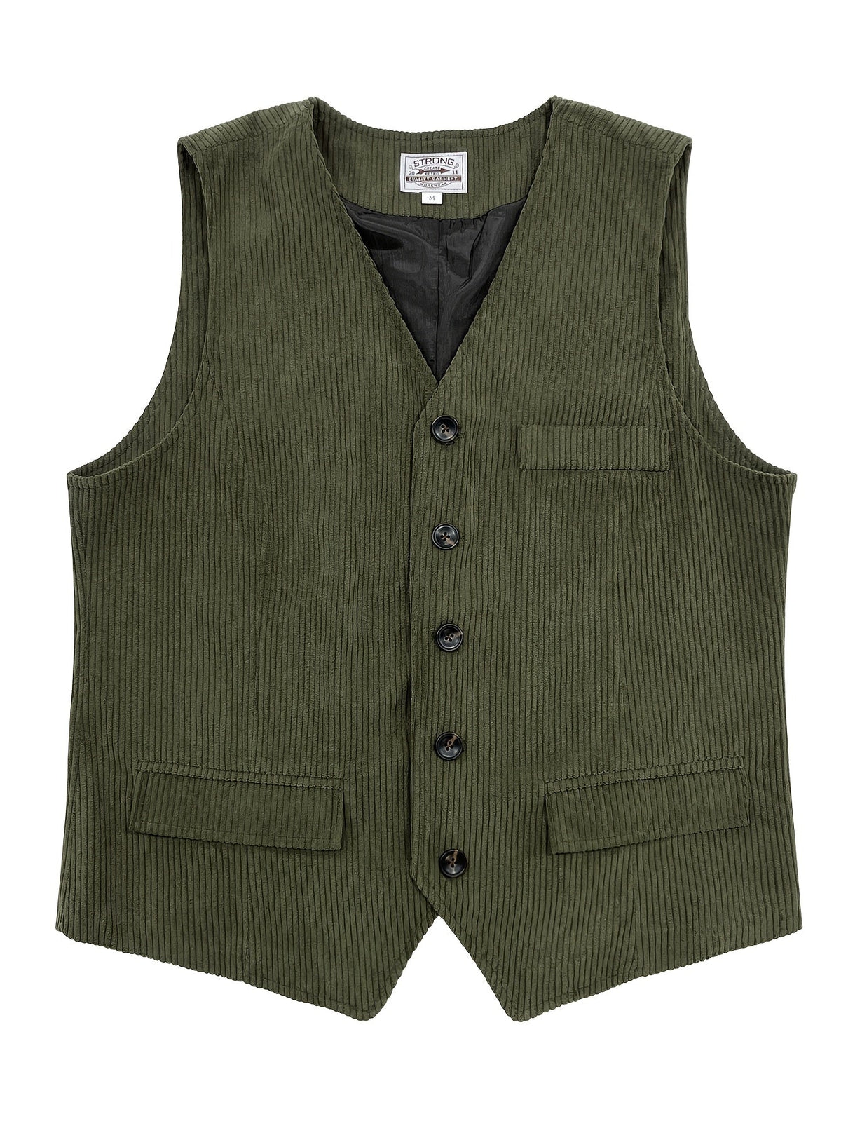 Gilet sans manches boutonné col V