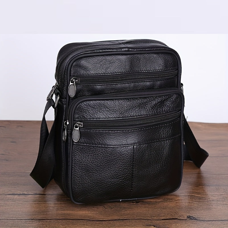 Sac bandoulière multipoches texturé compact style sobre et élégant homme – Époisses