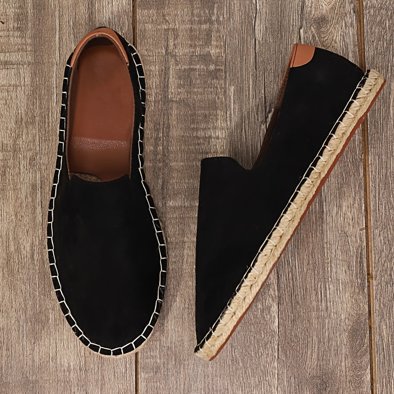 Espadrilles mocassins en toile à enfiler pour le quotidien homme – Orcières