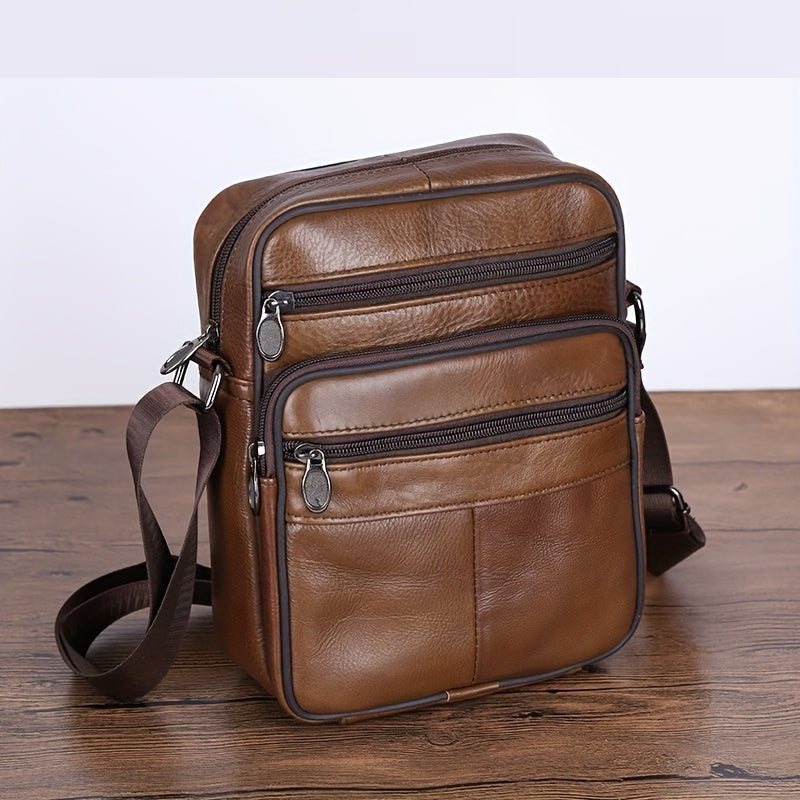 Sac bandoulière multipoches texturé compact style sobre et élégant homme – Époisses