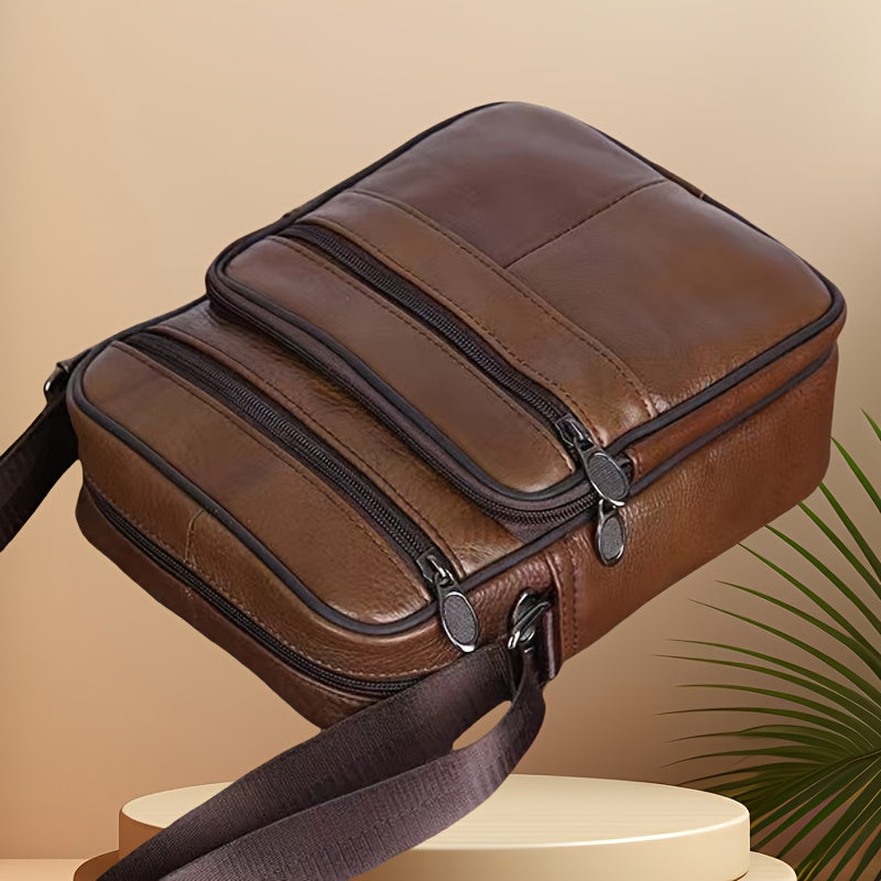 Sac bandoulière multipoches texturé compact style sobre et élégant homme – Époisses