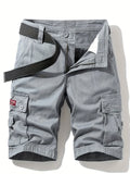 Short cargo utilitaire multipoches au chic discret homme – Saint-Cannat