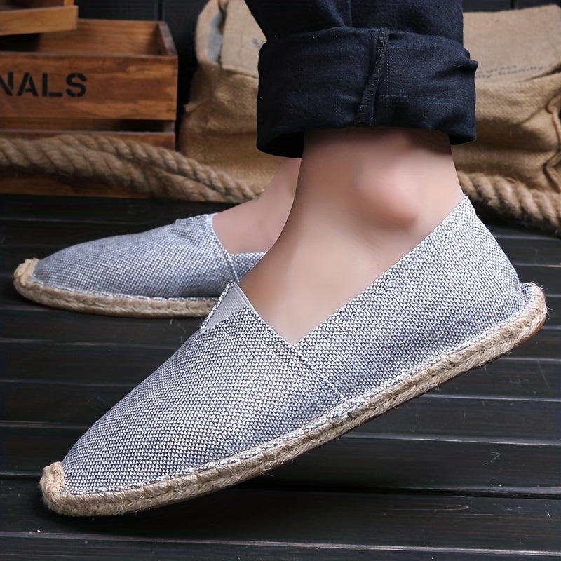 Espadrilles élégantes à enfiler au chic discret homme – Sospel