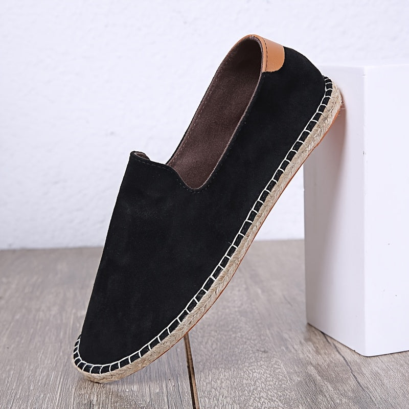 Espadrilles mocassins en toile à enfiler pour le quotidien homme – Orcières