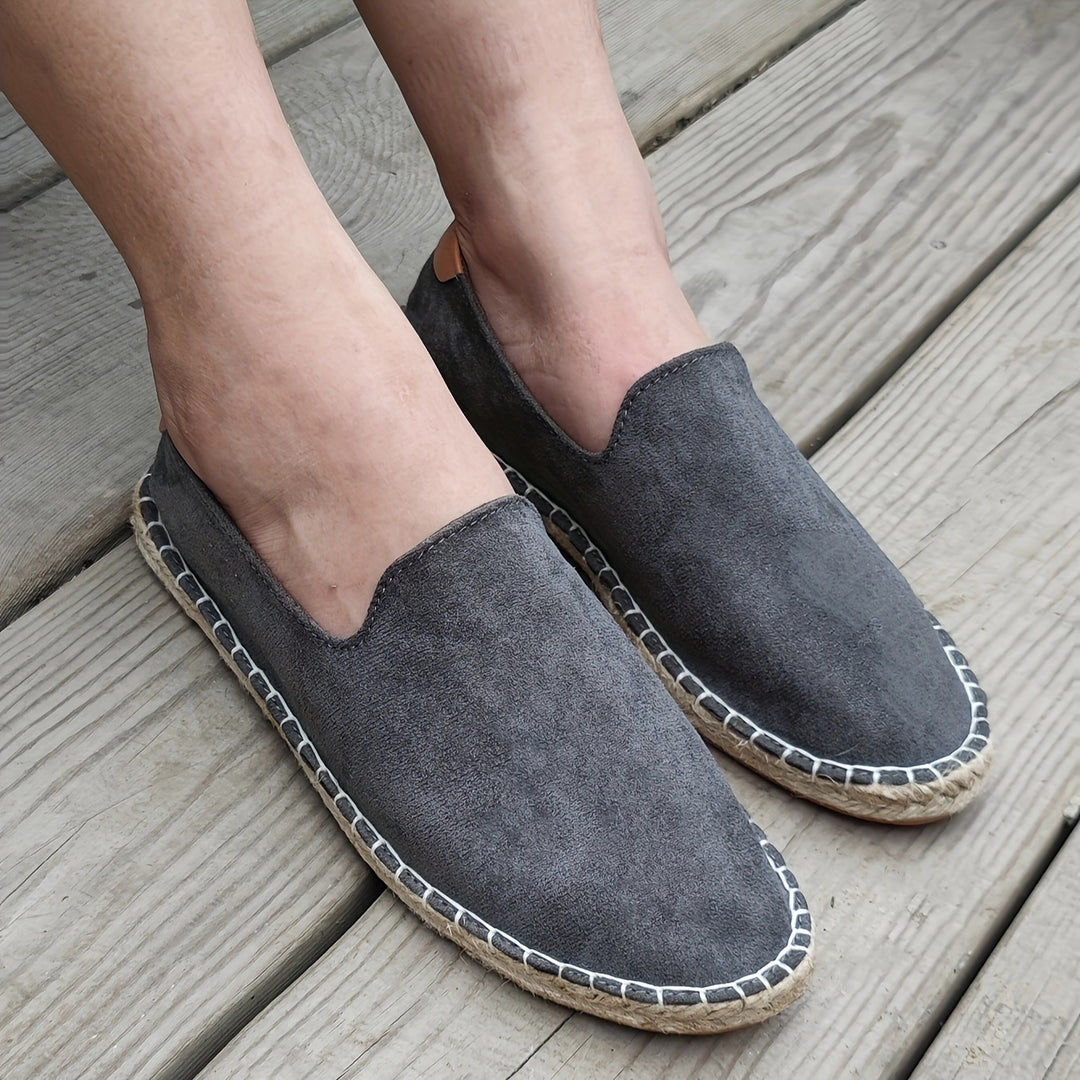 Espadrilles mocassins en toile à enfiler pour le quotidien homme – Orcières