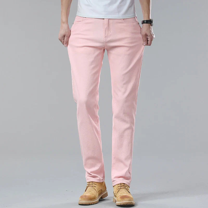 Chino coupe élégante décontractée au chic discret homme – Bargemon