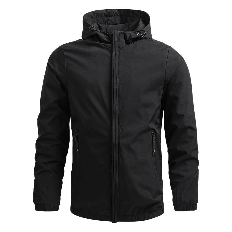 Veste légère à capuche réglable