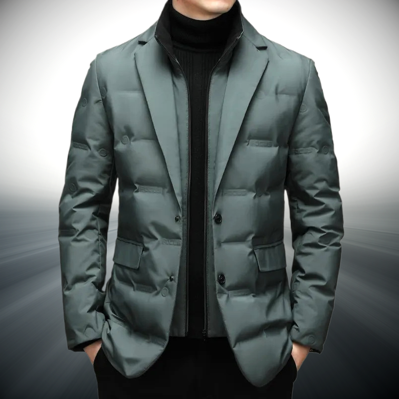 Veste coupe-vent urbaine zip et boutons