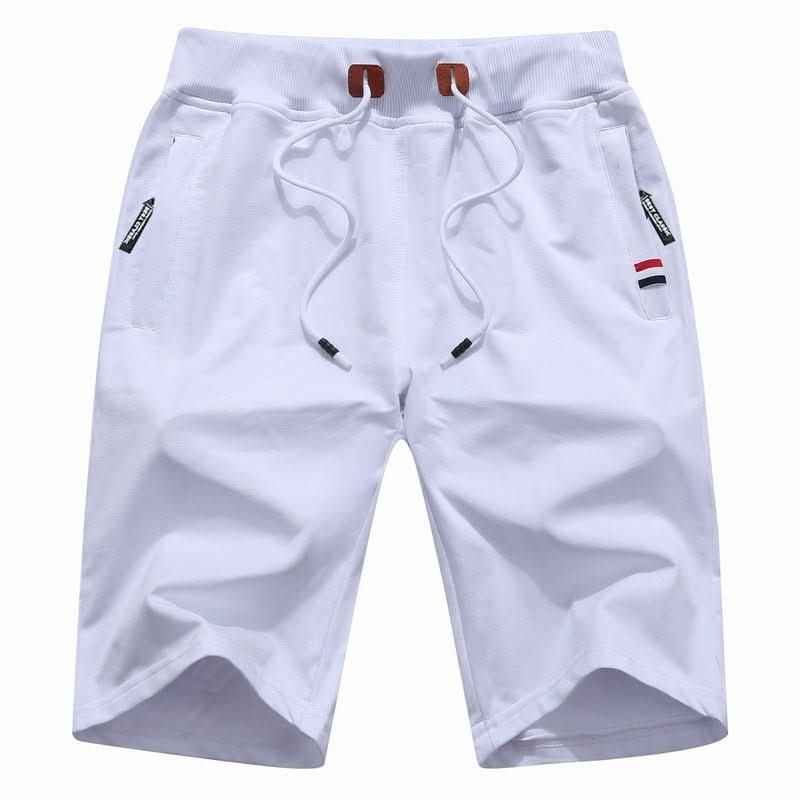 Short de sport à cordon et poches zippées