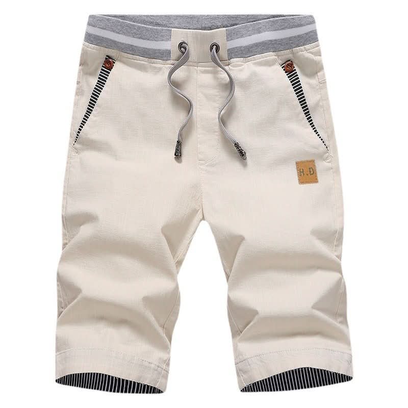 Short chino à cordon de serrage