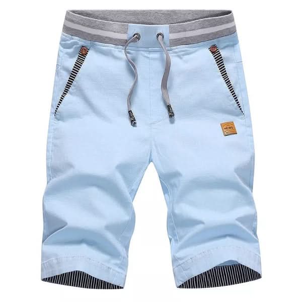 Short chino à cordon de serrage