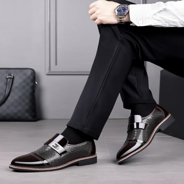 Chaussures habillées bout pointu lacées formelles homme – Sury