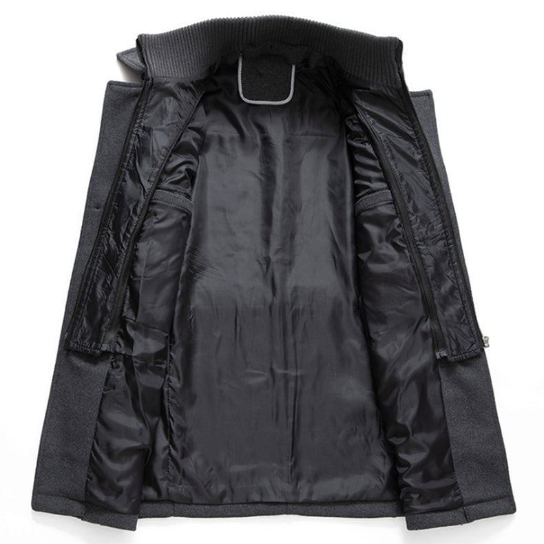 Manteau deux pièces classique à col tailleur au style intemporel homme – Monceau