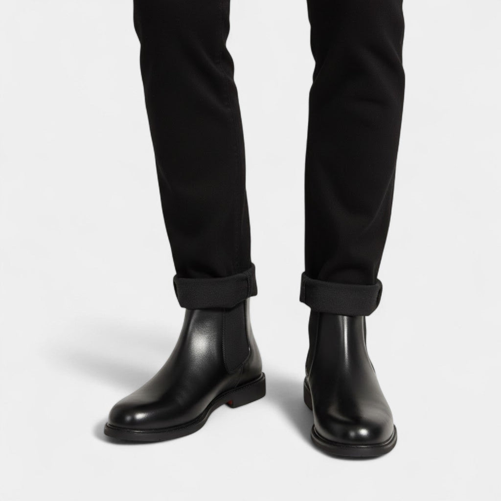 Bottines Chelsea en cuir synthétique au style intemporel homme – Cabris