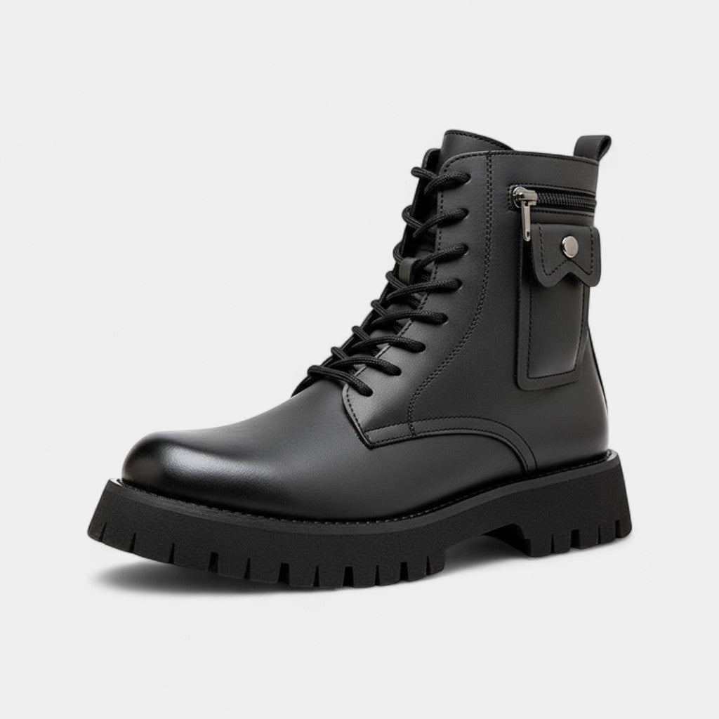 Bottes montantes en daim coupe haute style affirmé et raffiné homme – Brantôme