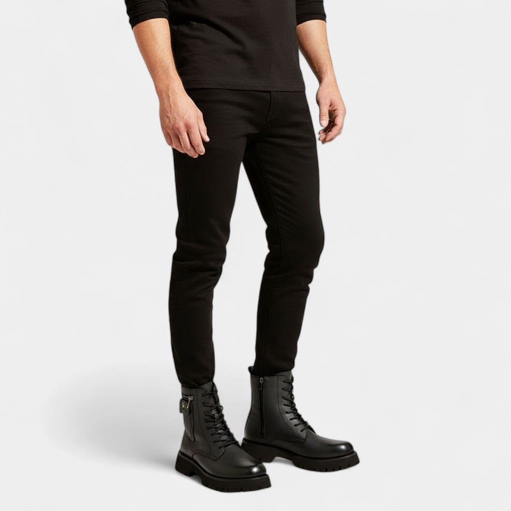 Bottes montantes en daim coupe haute style affirmé et raffiné homme – Brantôme
