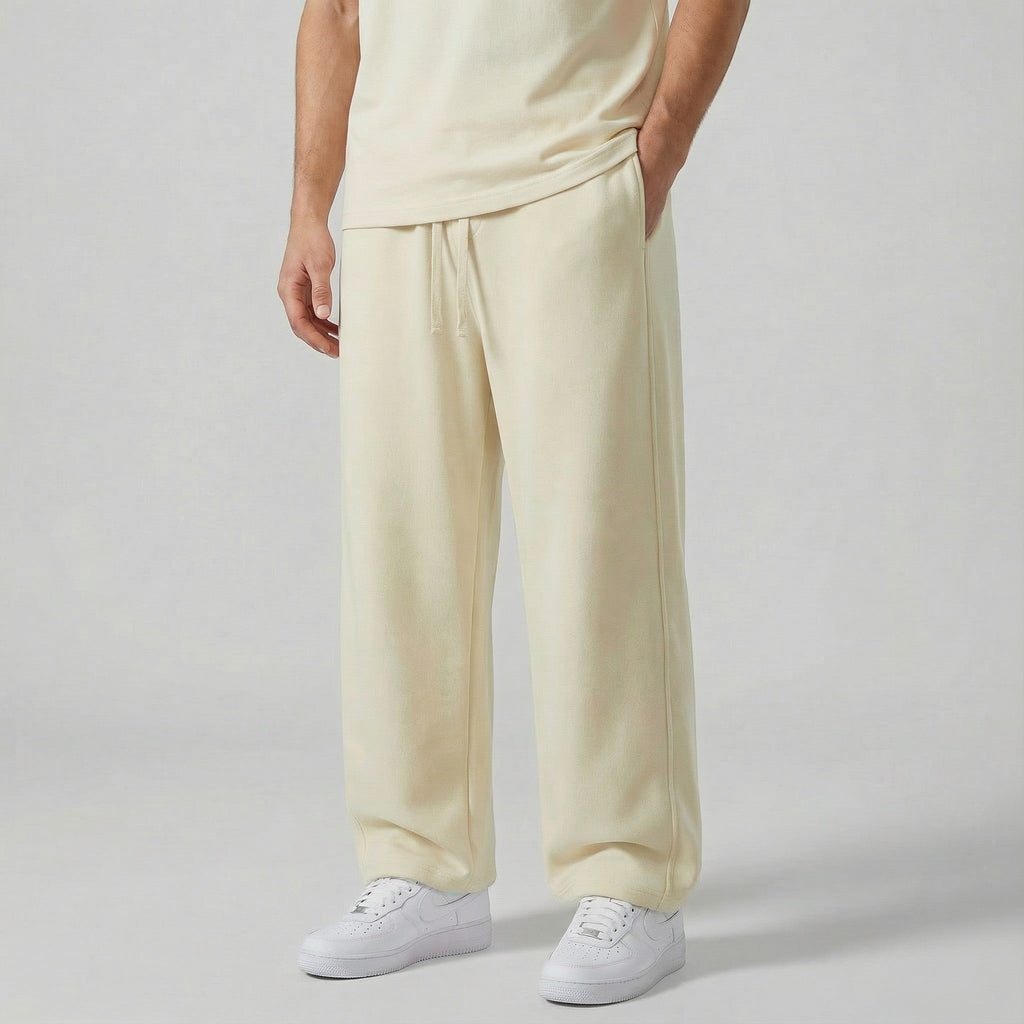 Pantalon en coton jambe droite pour le quotidien homme – Abriès