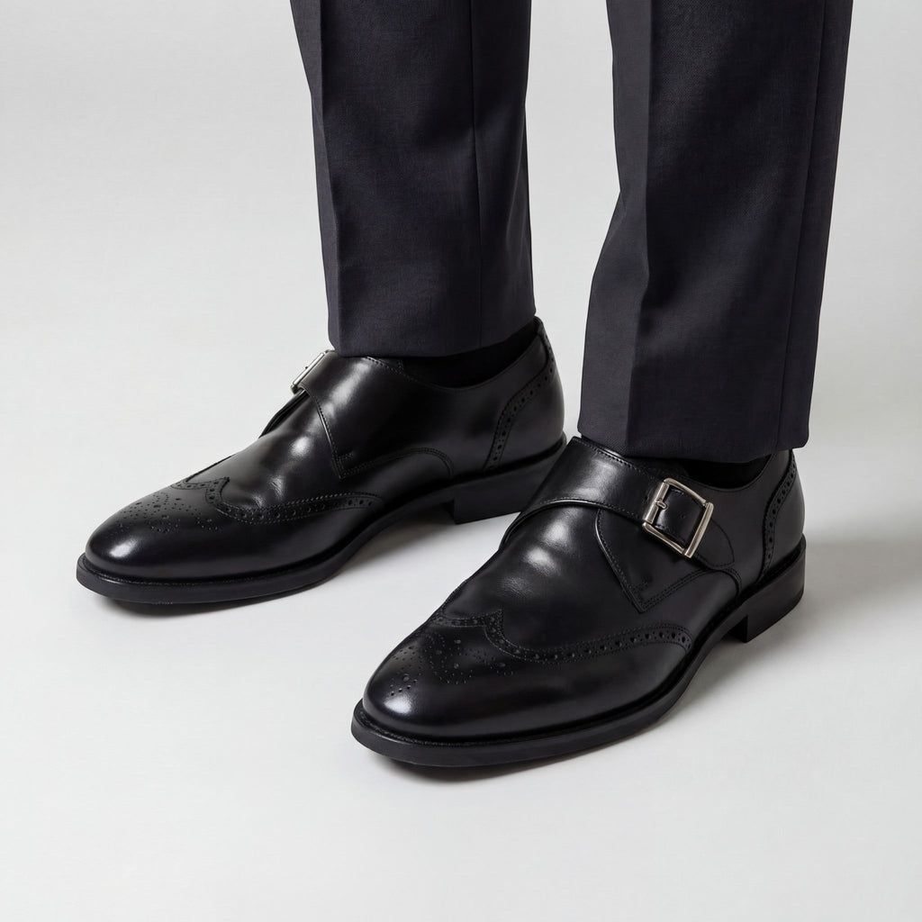 Chaussures en cuir lisse style casual pour le quotidien homme – Roquefort