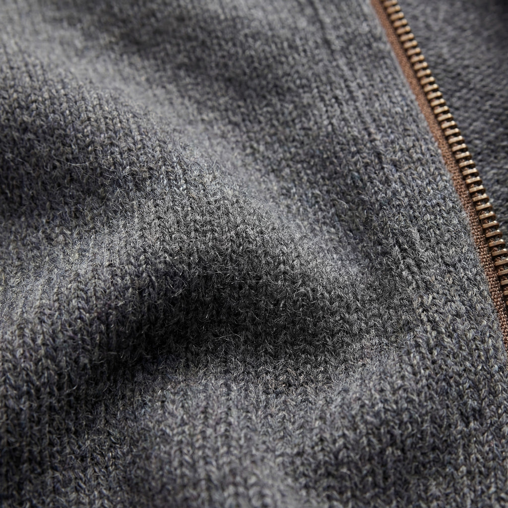 Gilet en maille col montant coupe ajustée pour le quotidien homme – Biot