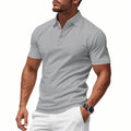Polo extensible à patte deux boutons