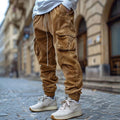 Pantalon en velours côtelé à cordon