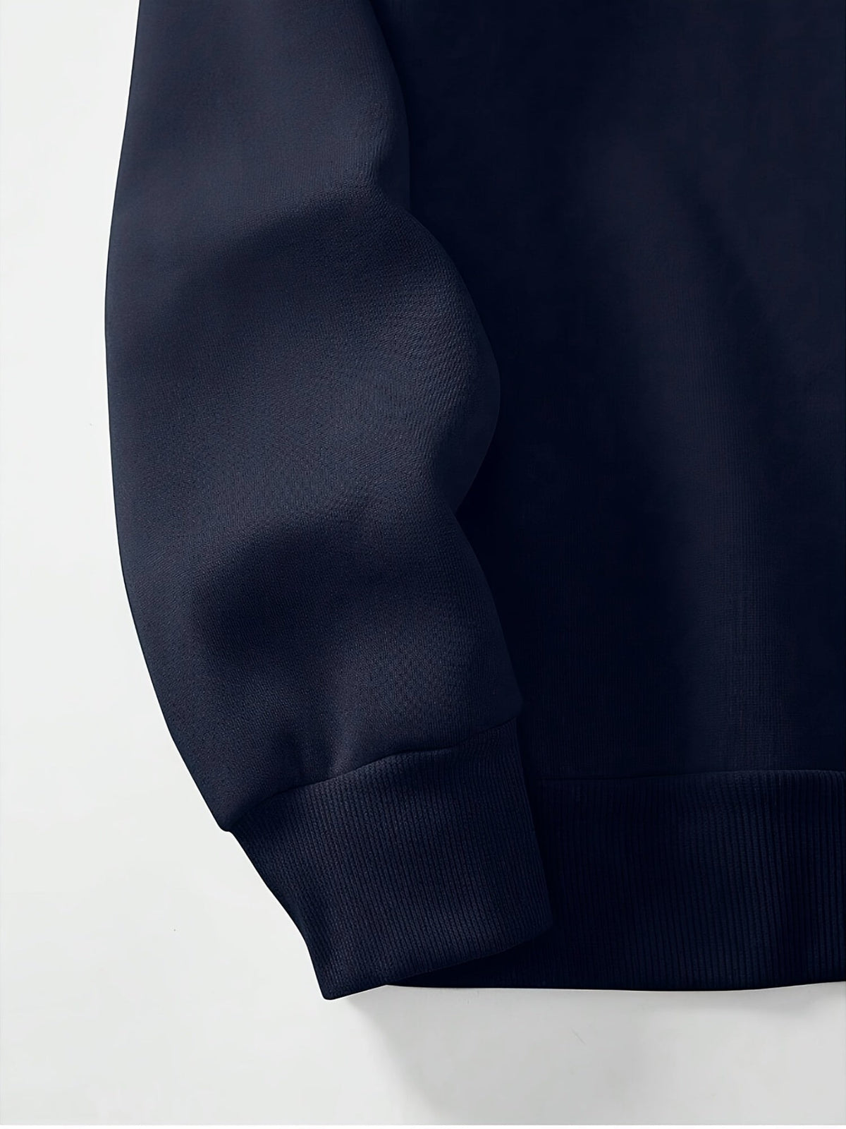 Sweat uni oversize à col montant zippé coupe ample élégante homme – Terrasson