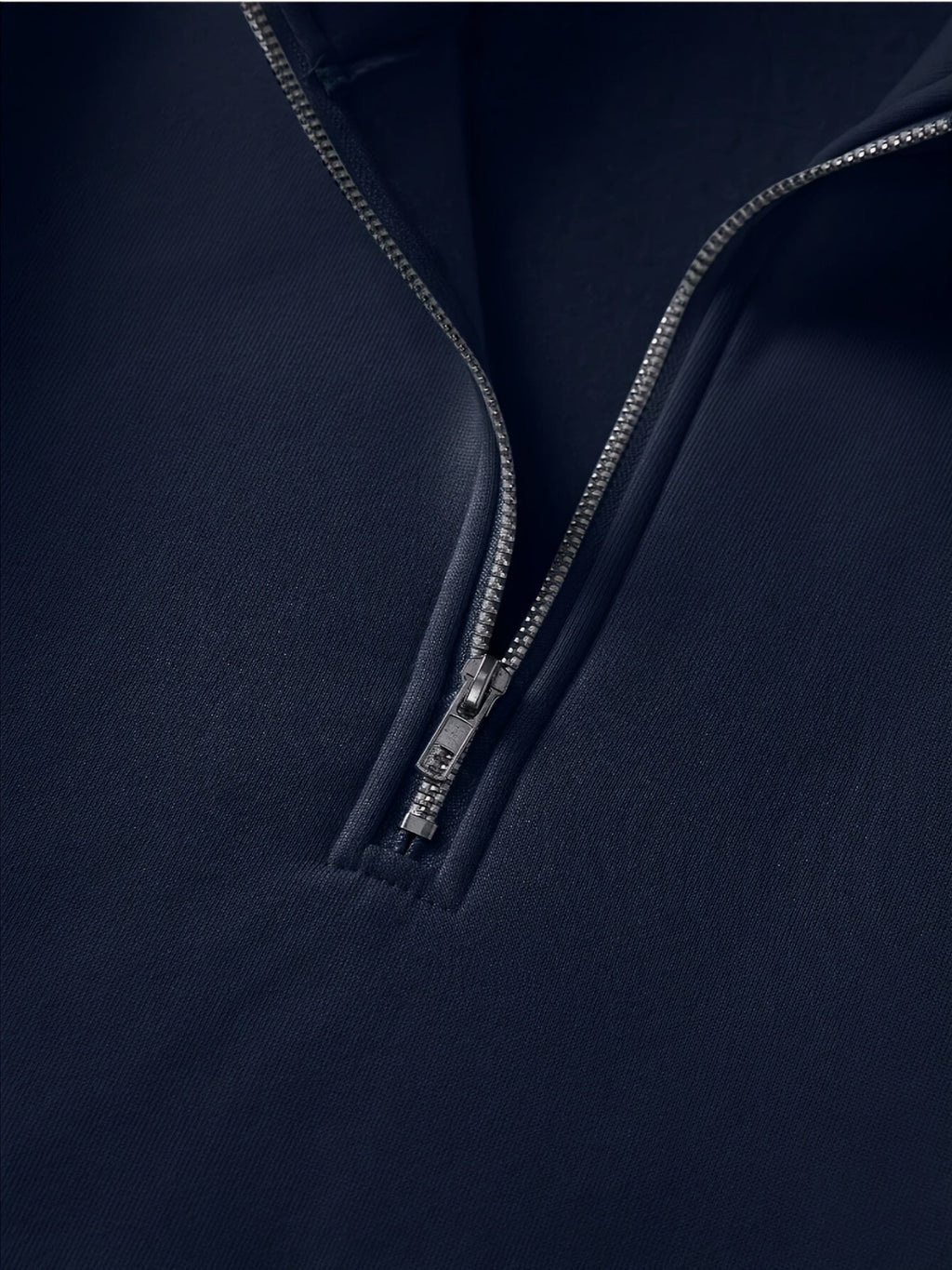 Sweat uni oversize à col montant zippé coupe ample élégante homme – Terrasson