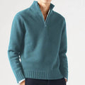 Pull en maille épaisse à col montant zippé chaleur et élégance homme – Sauveterre